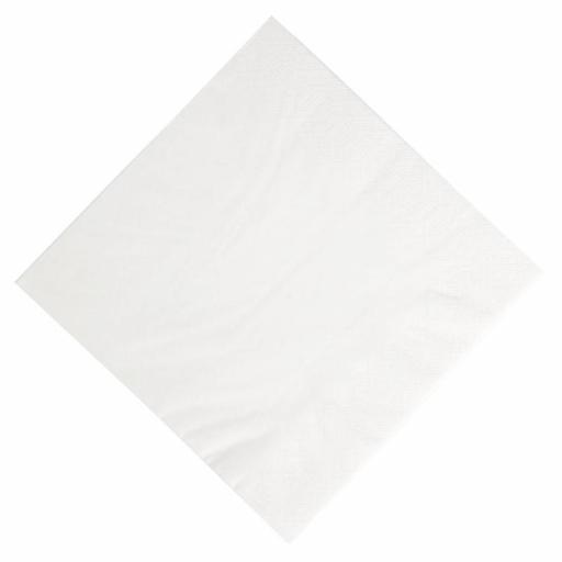 Servilleta tissue 3 capas blanca Duni Dinner 400mm. (Caja de 1.000) GJ112