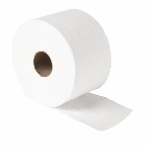 Rollo papel higiénico 125m. doble capa para portarrolos Jantex Micro GL062 (Caja de 24 rollos) GL063 [3]