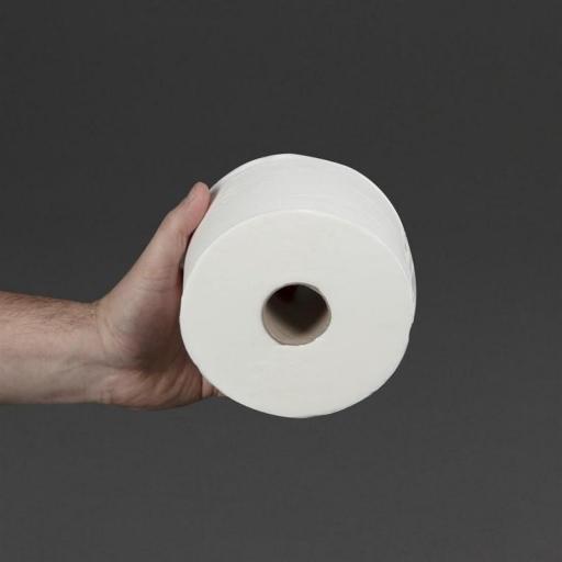 Rollo papel higiénico 125m. doble capa para portarrolos Jantex Micro GL062 (Caja de 24 rollos) GL063 [4]