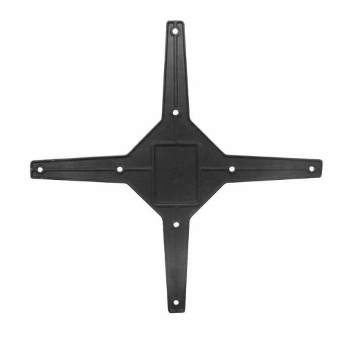 Pie de mesa abatible Flip Top de aluminio negra Bolero GP773 [4]