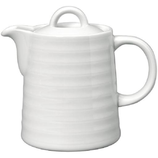 Cafetera de porcelana blanca Intenzzo [0]
