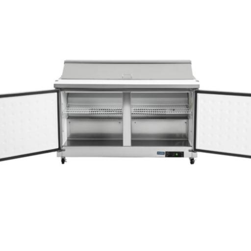 Mostrador frigorífico de preparación 2 puertas 527 litros Polar GD883 [3]