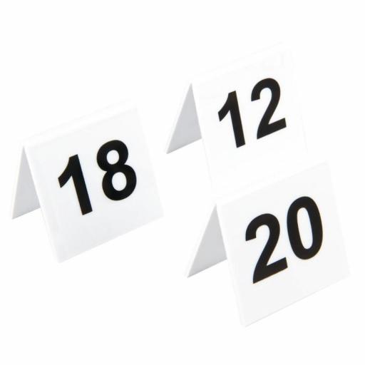 Juego de 10 números de plástico para numerar mesas Olympia [2]