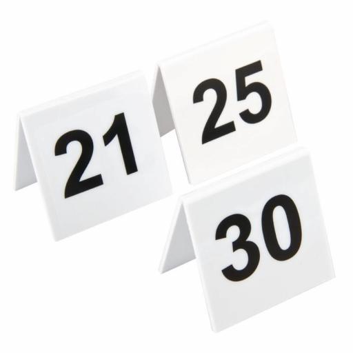 Juego de 10 números de plástico para numerar mesas Olympia [3]
