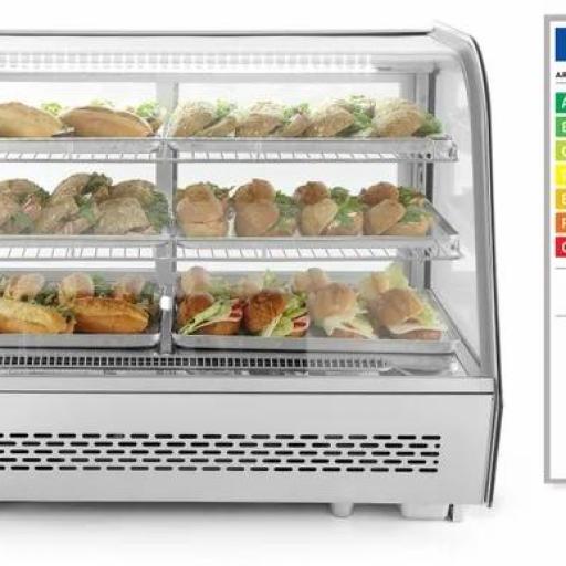 Vitrina expositora refrigerada 160L Arktic Hendi [4]