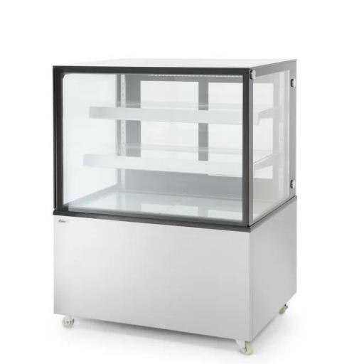 Vitrina expositora refrigerada 300L 2 baldas inclinadas Arktic Hendi [2]