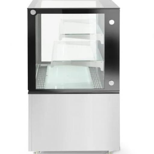 Vitrina expositora refrigerada 300L 2 baldas inclinadas Arktic Hendi [4]