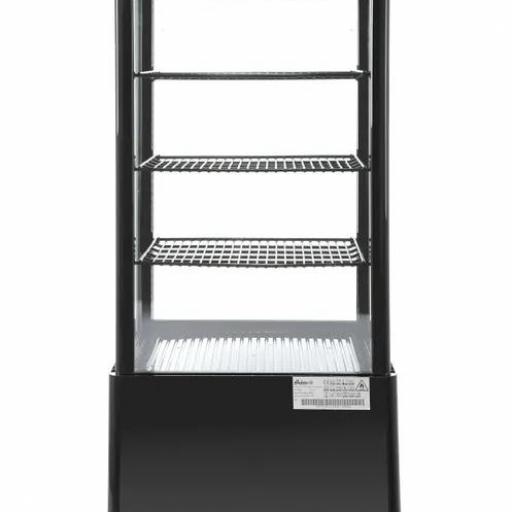 Vitrina expositora refrigerada negra 4 caras de cristal 78L Arktic Hendi [4]