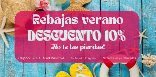 10% REBAJAS VERANO