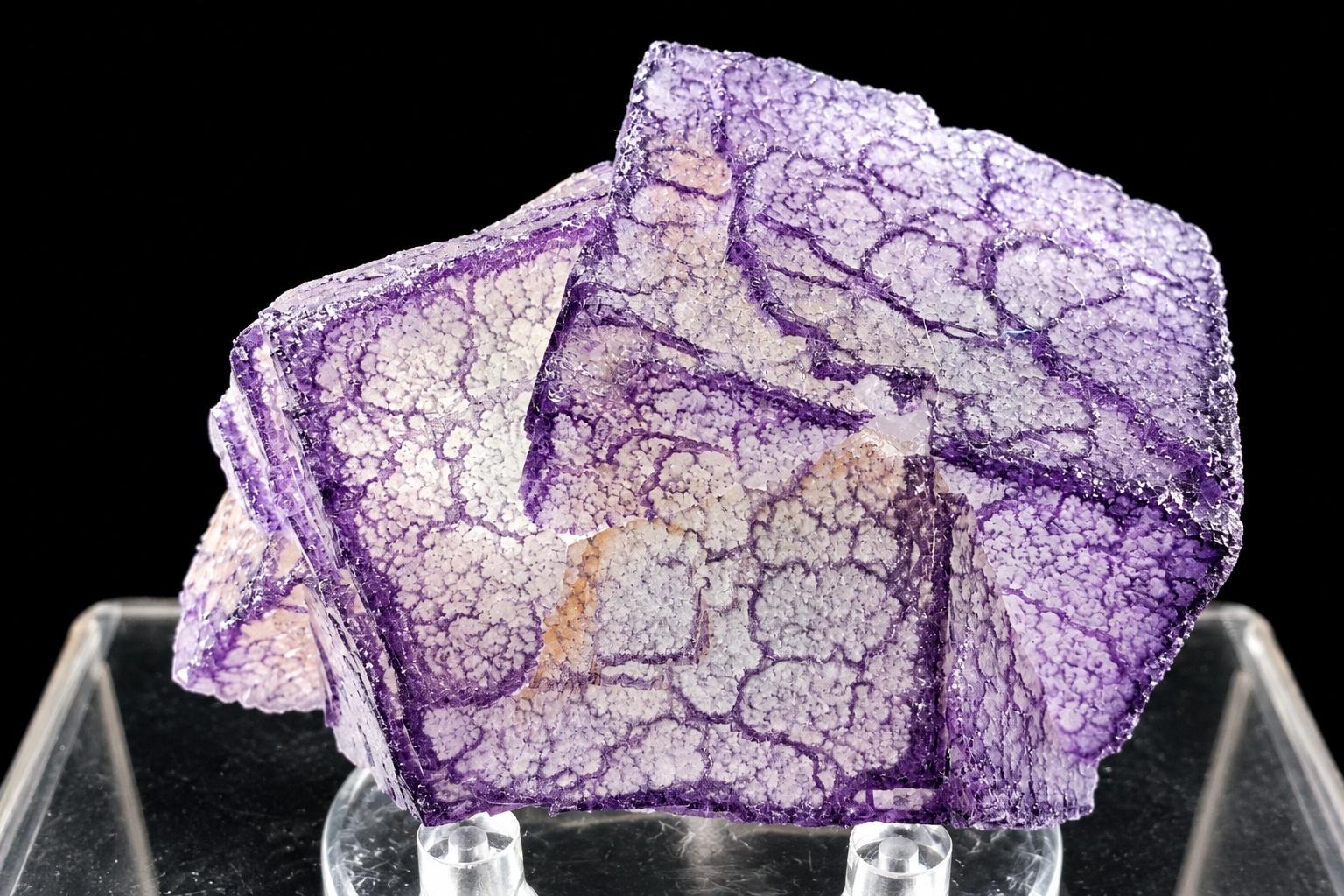 Fluorita Mina Quinlong, Quinlog co, Quianxinan, Guizhou, China, Medidas: 6x5x2cm.