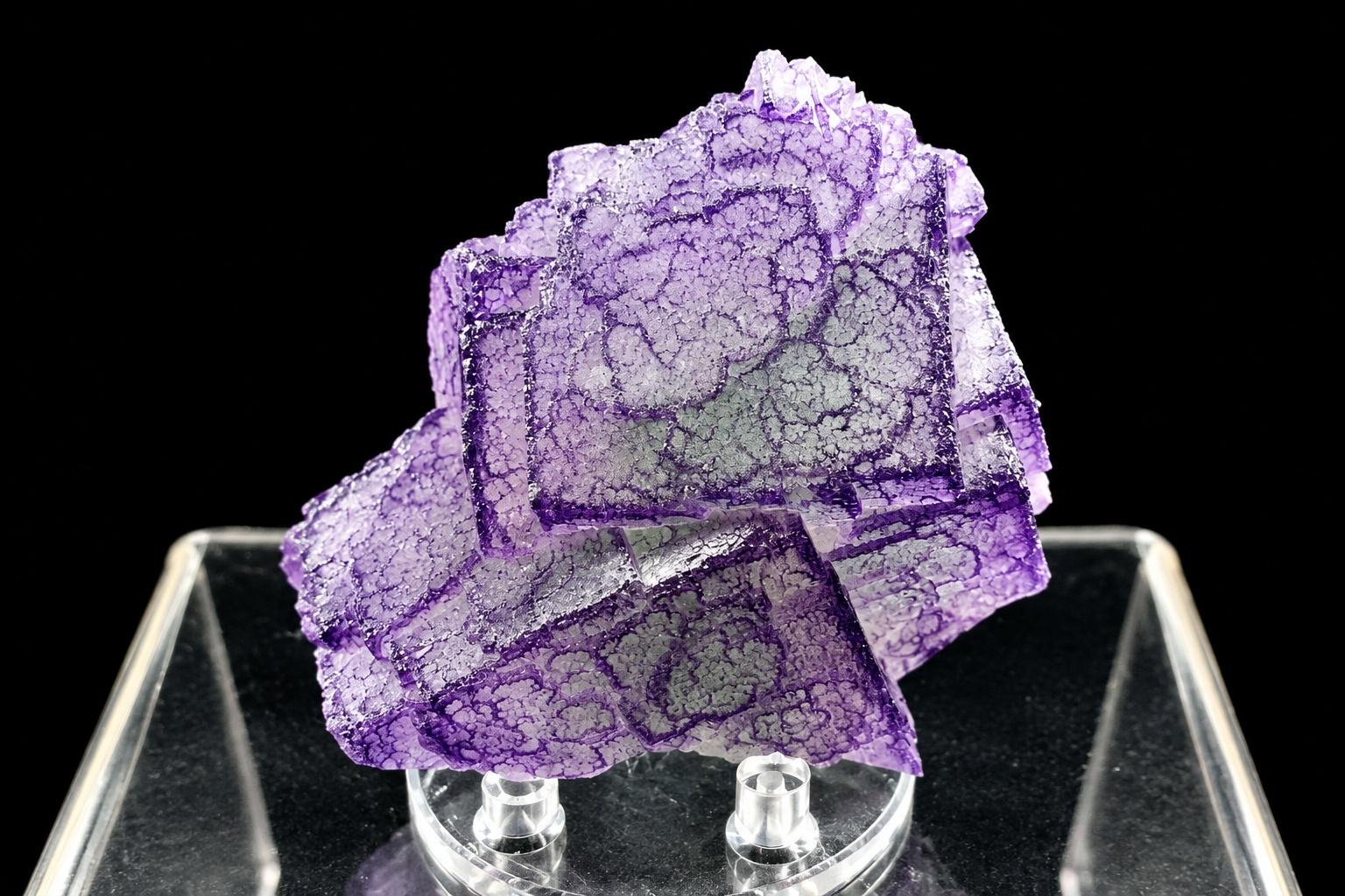 Fluorita Mina Quinlong, Quinlog co, Quianxinan, Guizhou, China Medidas: 7x6x2cm.