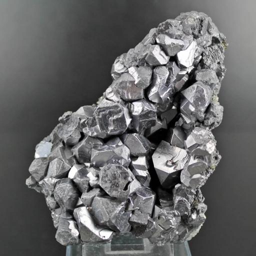 Agregado de cristales de Galena, Madam, Bulgaria, Medidas: 11,9x7,2x5 cm. [0]