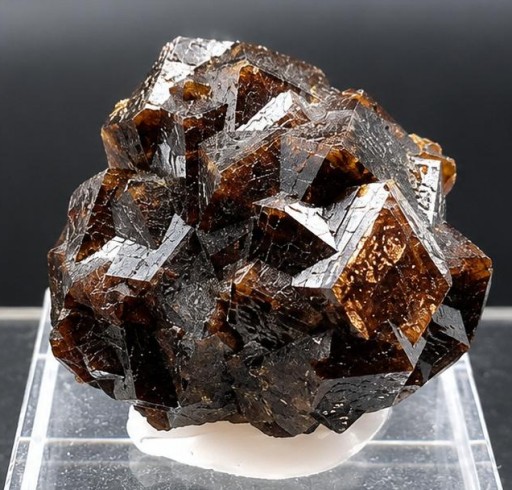 Granate variedad andradita, Kharan Mountains, Balochistán, Pakistán. Medidas: 3x3x3cm. [2]
