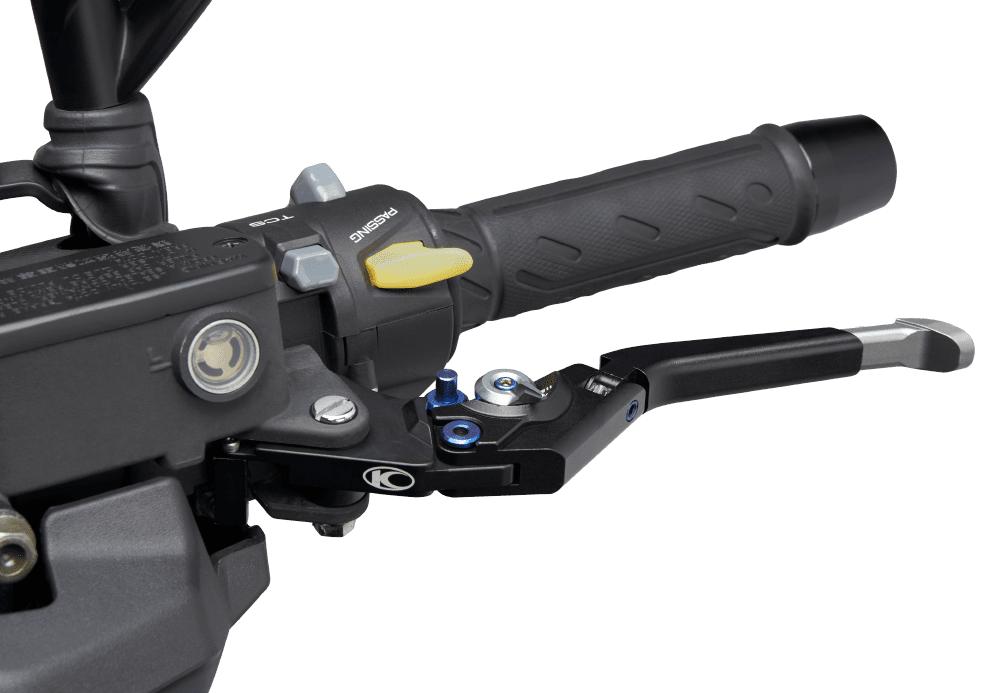 Manetas Abatibles y Regulables para Kymco DTX (125/350) – Control y Estilo en cada Curva