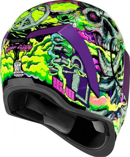 Casco Airform™ Hippy Dippy – Buena Vibra, Estilo Psicodélico y Protección Total ✌️☮️🌈 [5]
