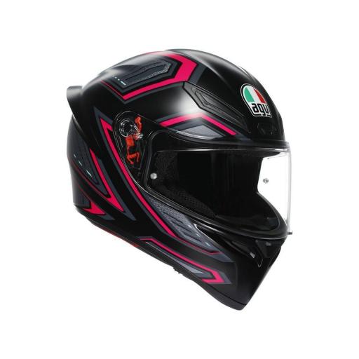 CASCO AGV K1 S AGV E2206 SLING MATT BLACK/PINK [2]