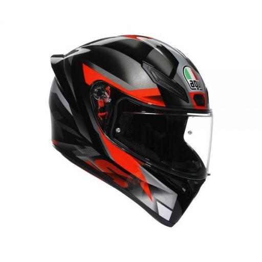 CASCO AGV K1 S AGV E2206 FASTLAP BLACK/GREY/RED [1]