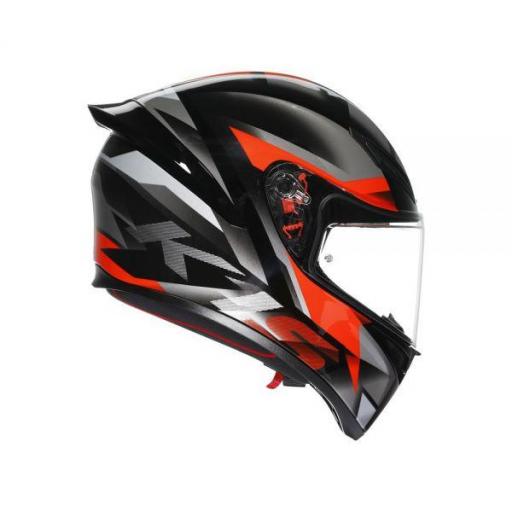 CASCO AGV K1 S AGV E2206 FASTLAP BLACK/GREY/RED [3]