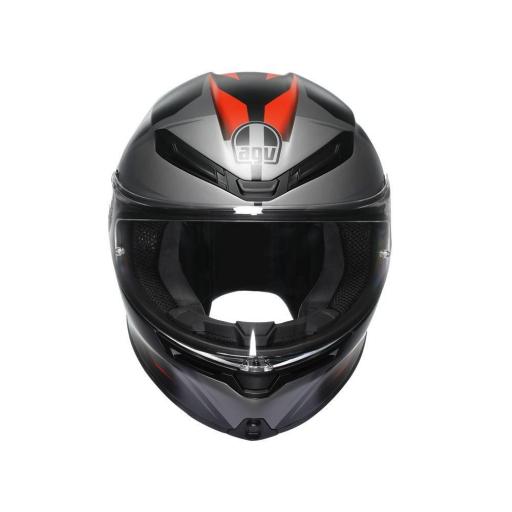 CASCO AGV K6 S AGV E2206 MPLK KARVE MATT BLACK/GREY/RED [1]