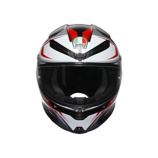 CASCO AGV K6 S AGV E2206 MPLK KARVE MATT BLACK/WHITE/RED [1]