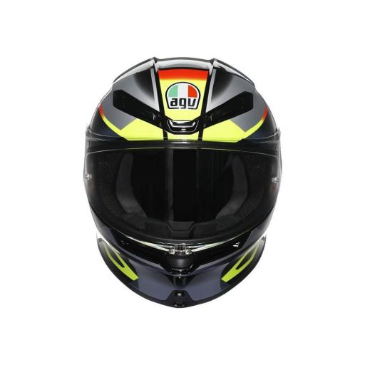 CASCO AGV K6 S AGV E2206 MPLK ERAZER BLACK/RED/YELLOW FLUO [1]