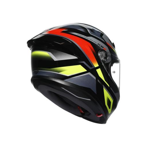 CASCO AGV K6 S AGV E2206 MPLK ERAZER BLACK/RED/YELLOW FLUO [3]