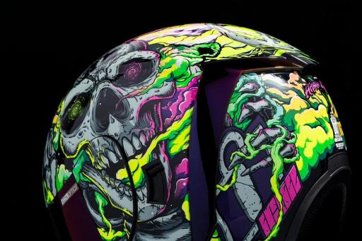 Casco Airform™ Hippy Dippy – Buena Vibra, Estilo Psicodélico y Protección Total ✌️☮️🌈 [3]