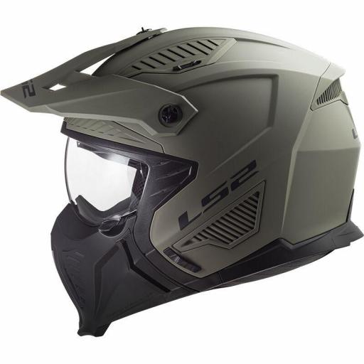 CASCO MOTO OPEN FACE LS2 OF606 DRIFTER SOLID MATT SAND [2]