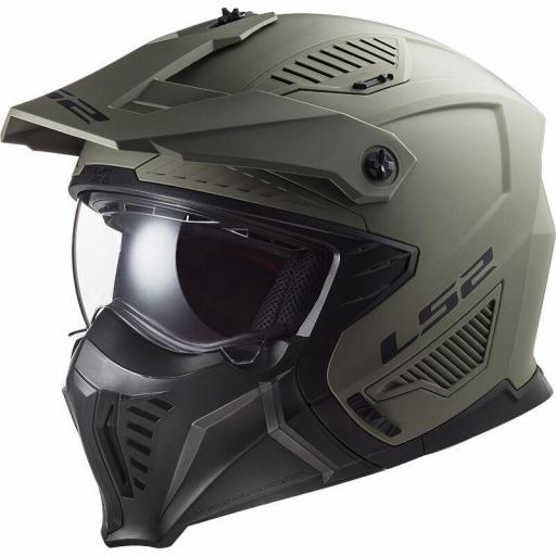 CASCO MOTO OPEN FACE LS2 OF606 DRIFTER SOLID MATT SAND