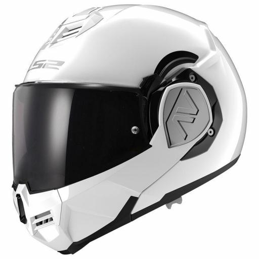 CASCO MOTO MODULAR LS2 FF906 ADVANT SOLID WHITE [2]