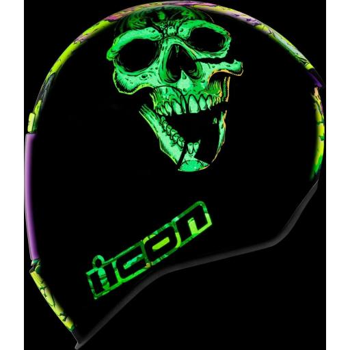 Casco ICON Airform™ Hippy Dippy – Estilo Psicodélico y Confort Urbano [4]