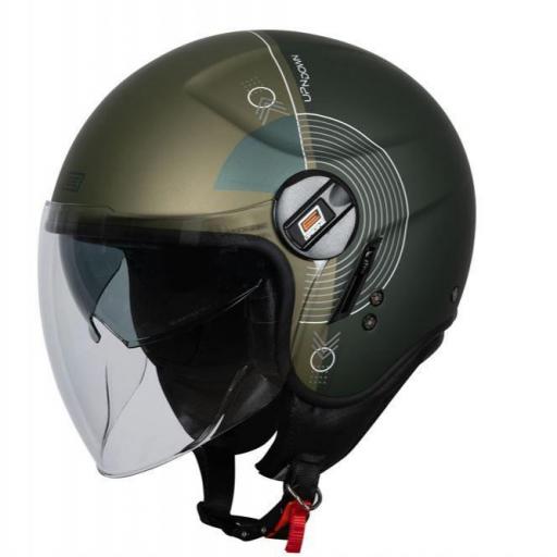 CASCO ORIGINE ALPHA UPNDOWN GREEN MATT 