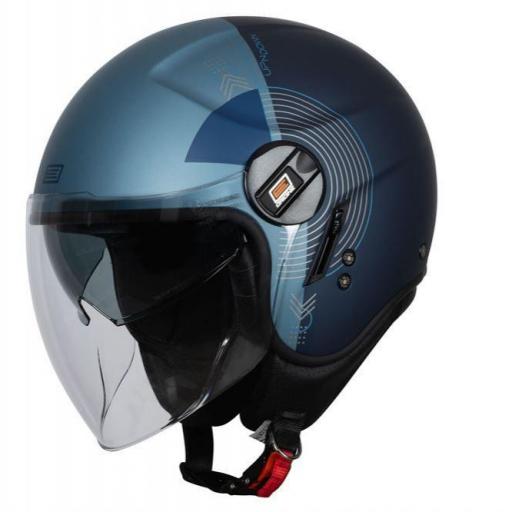 CASCO ORIGINE ALPHA UPNDOWN BLUE MATT