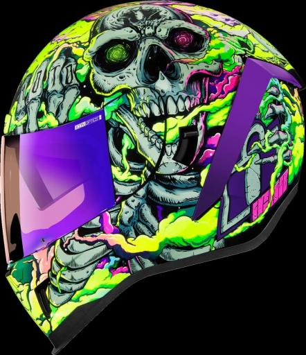 Casco Airform™ Hippy Dippy – Buena Vibra, Estilo Psicodélico y Protección Total ✌️☮️🌈