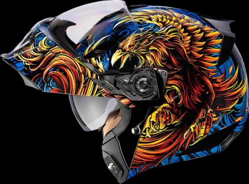 Casco Modular Threshold™ Burn Birdie Burn – Espíritu Rebelde y Comodidad Total en Ruta 🔥🐦‍⬛ [1]