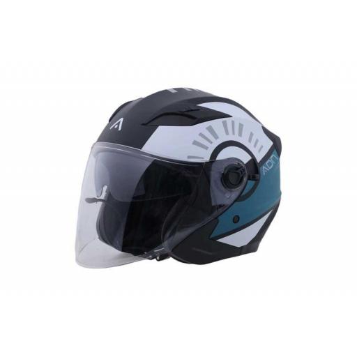 Casco de Moto ADN Pulse - Tipo Jet con Doble Visor | Estilo y Seguridad Urbana [3]