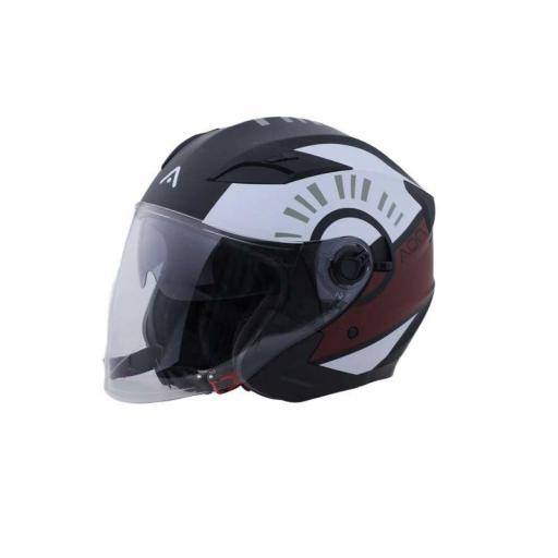 Casco de Moto ADN Pulse - Tipo Jet con Doble Visor | Estilo y Seguridad Urbana [1]