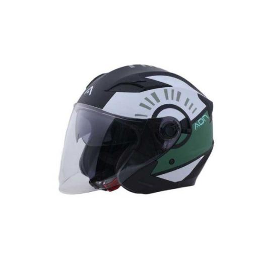 Casco de Moto ADN Pulse - Tipo Jet con Doble Visor | Estilo y Seguridad Urbana [4]