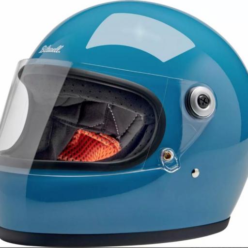 Casco Gringo S AZUL BRILLANTE