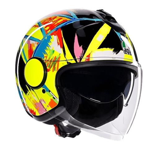 CASCO AGV ETERES E2206 ROSSI WINTER TEST 2019 