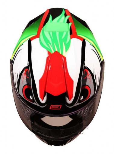 Casco Infantil Origine Dinamo Kids Joker - Verde Flúor | Seguridad y Estilo para Niños [2]