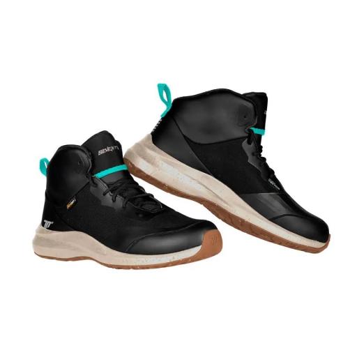 Zapatillas Seventy Degrees SD-BC4 Vector: Estilo Urbano Radical en Negro, Turquesa y Caramelo