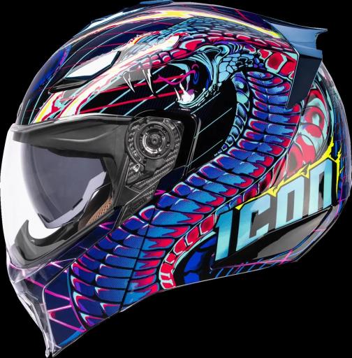 Casco Modular Threshold™ Synthwave Lazer Cobra – Estilo Retro-Futurista y Protección de Vanguardia 🕶️⚡🐍 [3]