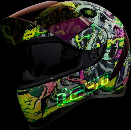 Casco Airform™ Hippy Dippy – Buena Vibra, Estilo Psicodélico y Protección Total ✌️☮️🌈 [1]