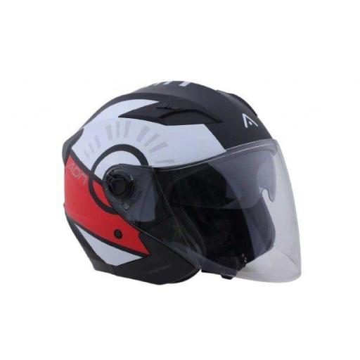 Casco de Moto ADN Pulse - Tipo Jet con Doble Visor | Estilo y Seguridad Urbana