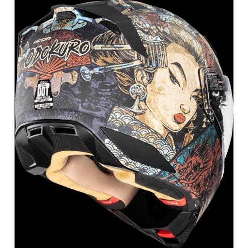 Casco Modular Icon Threshold™ Odokuro  Estilo Rebelde y Seguridad Máxima [4]