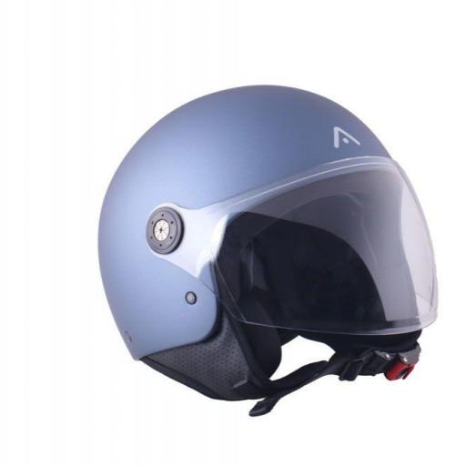 CASCO ADN JET SPRITZ TITANIO BLU METAL [2]