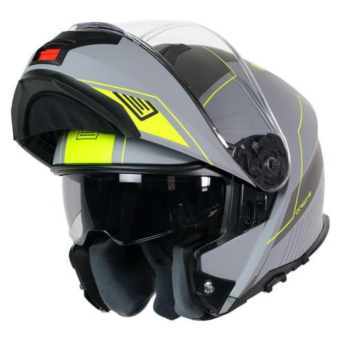 CASCO ORIGINE LOGIC LINEAR FLUO YELLOW GREY MATT