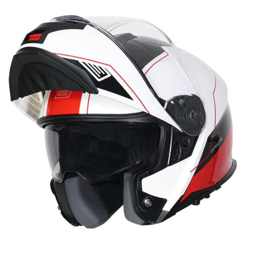 CASCO ORIGINE LOGIC LINEAR FLUO RED RED WHITE GLOSS 