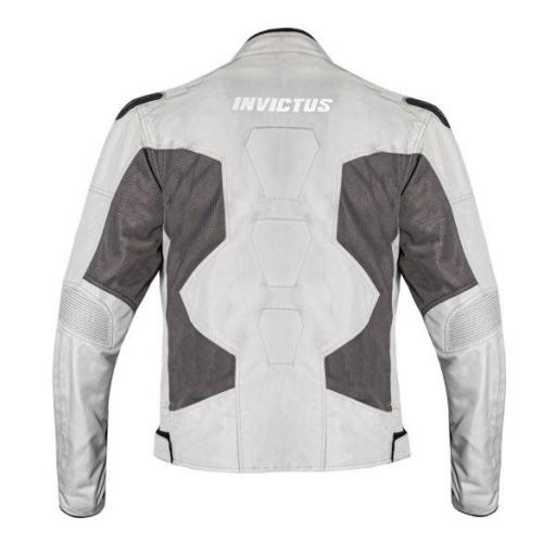 Chaqueta de Moto de Verano Invictus Icaro White | Ventilada y Segura [1]